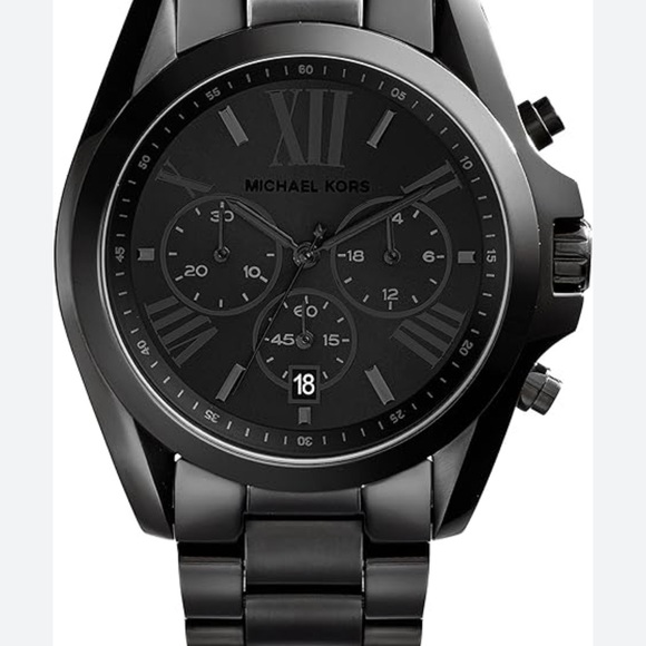 Michael Kors Black Chronograph Watch - Picture 1 of 6